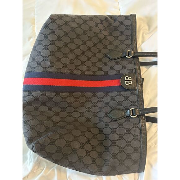 Balenciaga Gucci The Hacker Project Canvas Tote Bag - Picture 13 of 16